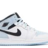 Air Jordan 1 Mid SE GS 'White Ice Blue' -Online Shoes Store 1 22