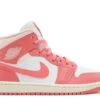Wmns Air Jordan 1 Mid 'Strawberries And Cream' -Online Shoes Store 1 236
