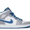 Air Jordan 1 Mid 'Cement True Blue' -Online Shoes Store 1 24