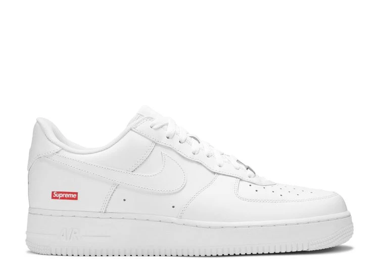 Nike Supreme X Air Force 1 Low 'Box Logo - White' 3 Nike Supreme X Air Force 1 Low 'Box Logo - White'