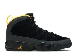 Air Jordan 9 Retro ‘Dark Charcoal University Gold’