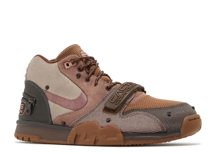 Nike Travis Scott X Air Trainer 1 SP 'Chocolate' 4 Nike Travis Scott X Air Trainer 1 SP 'Chocolate' - Image 2